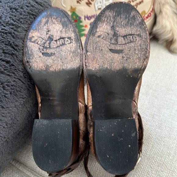 FREE BIRD DISTRESSED BROWN ankle boot - Picture 6 of 8